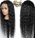 13x4 Lace Front Wig Human Hair Pre Plucked 180 Density Brazilian Wet and Wavy Human Hair Wig